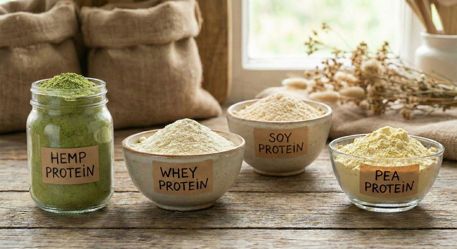 Hemp vs. Whey, Soy, and Pea: A Label-First Comparison
