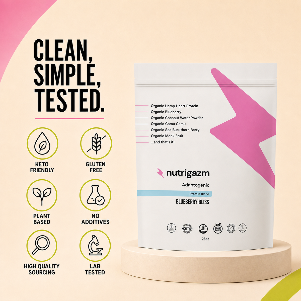 Blueberry Bliss clean-label product standards