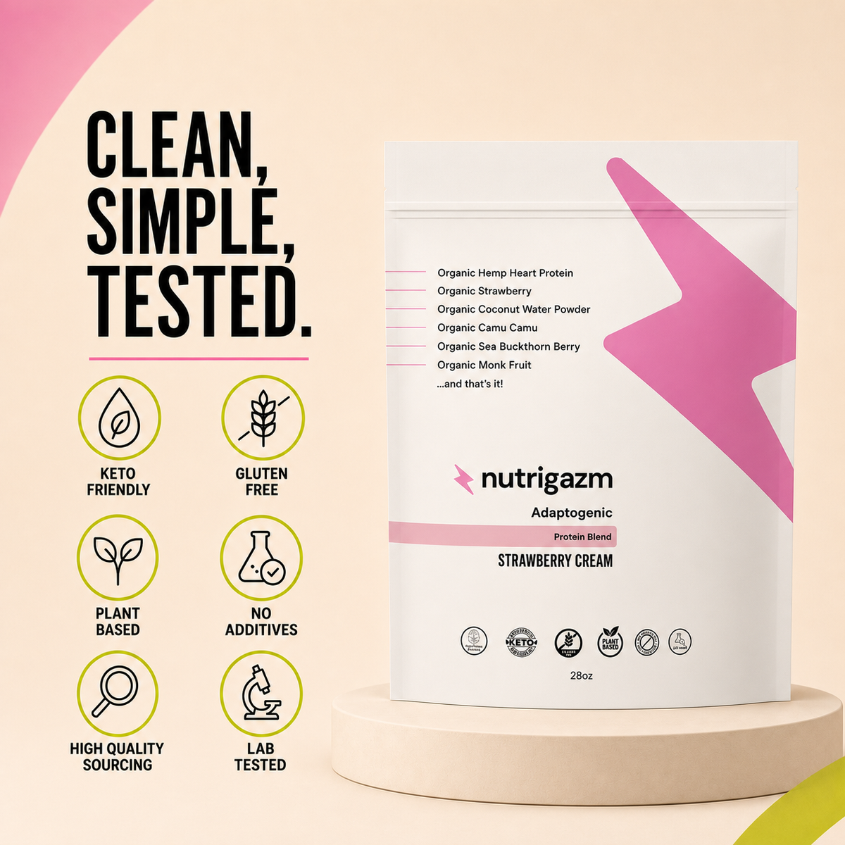 Strawberry Cream clean-label product standards