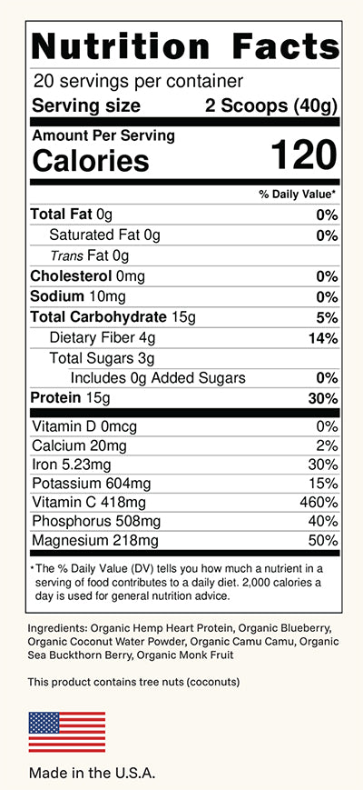 Adaptogenic Protein Blend (Blueberry Bliss)