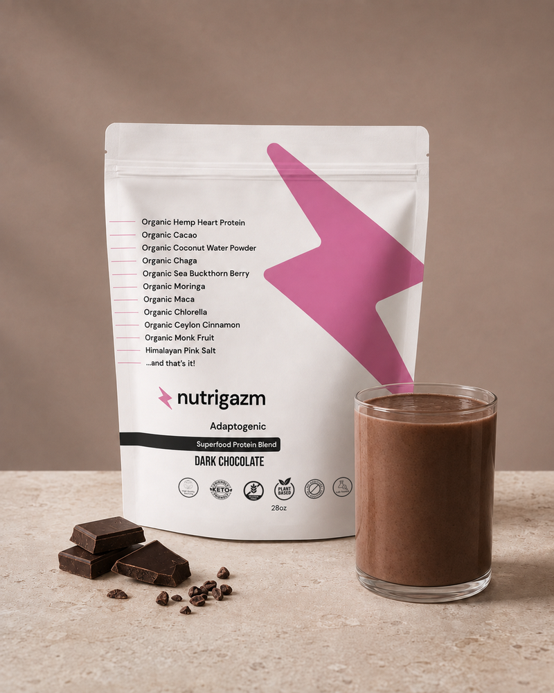 Adaptogenic Superfood Protein Blend 
(Dark Chocolate)