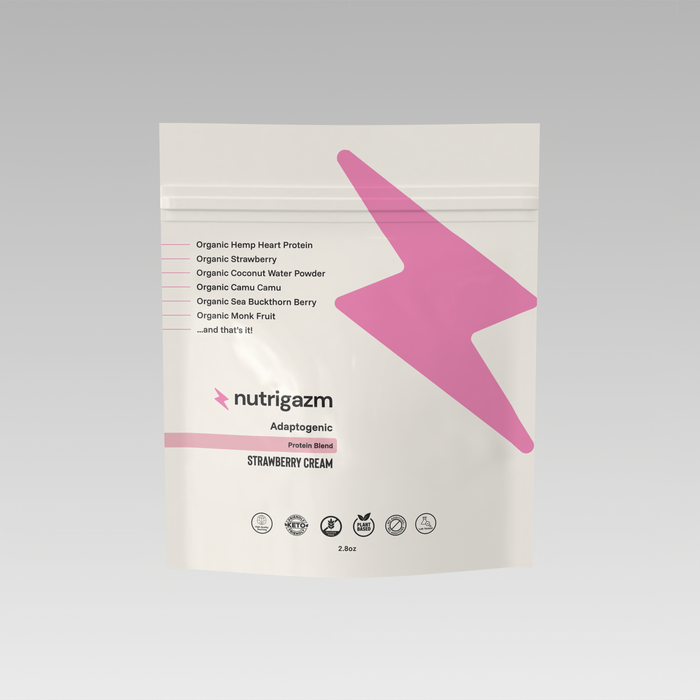 Adaptogenic Protein Blend (Strawberry Cream) - Travel Size