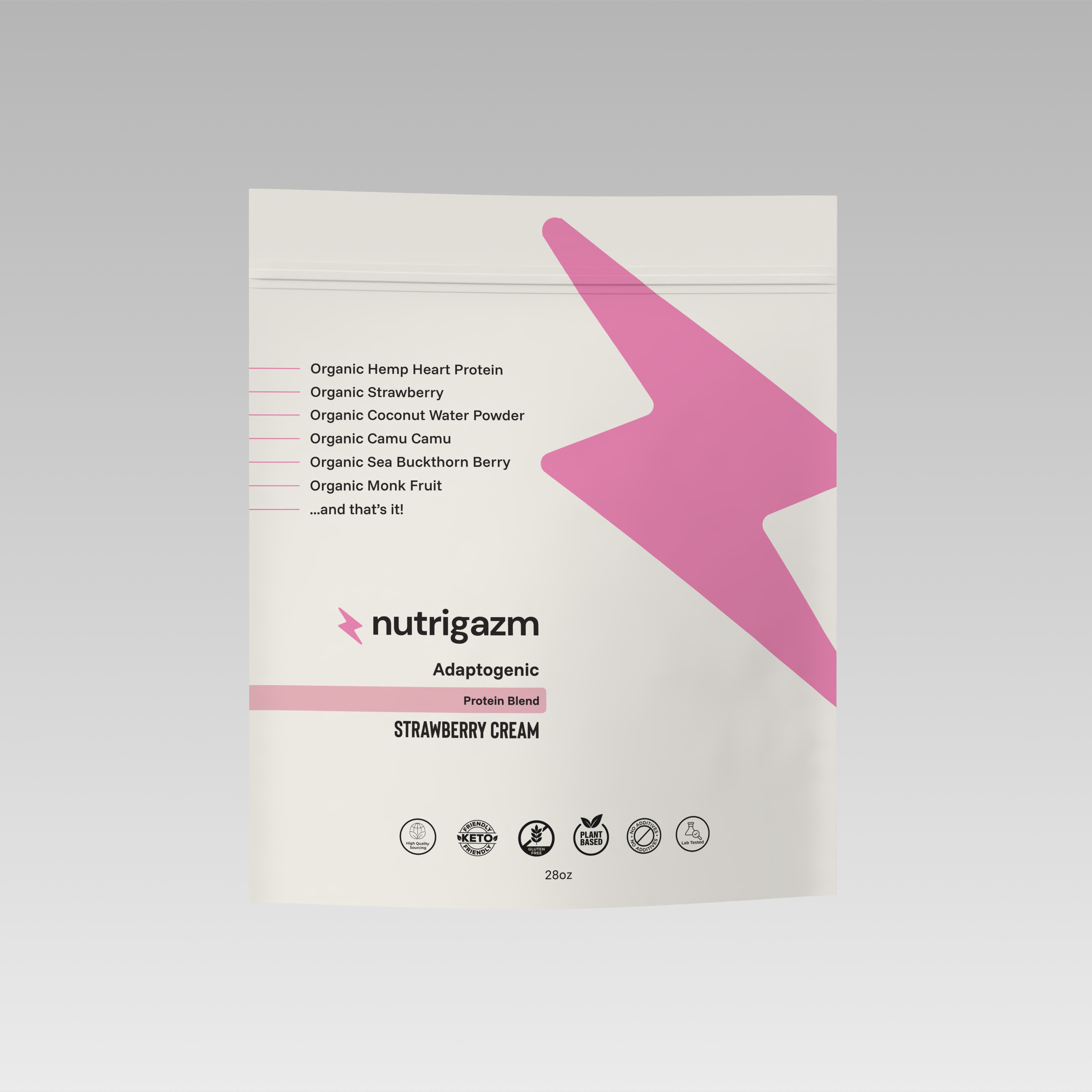 Adaptogenic Protein Blend (Strawberry Cream)