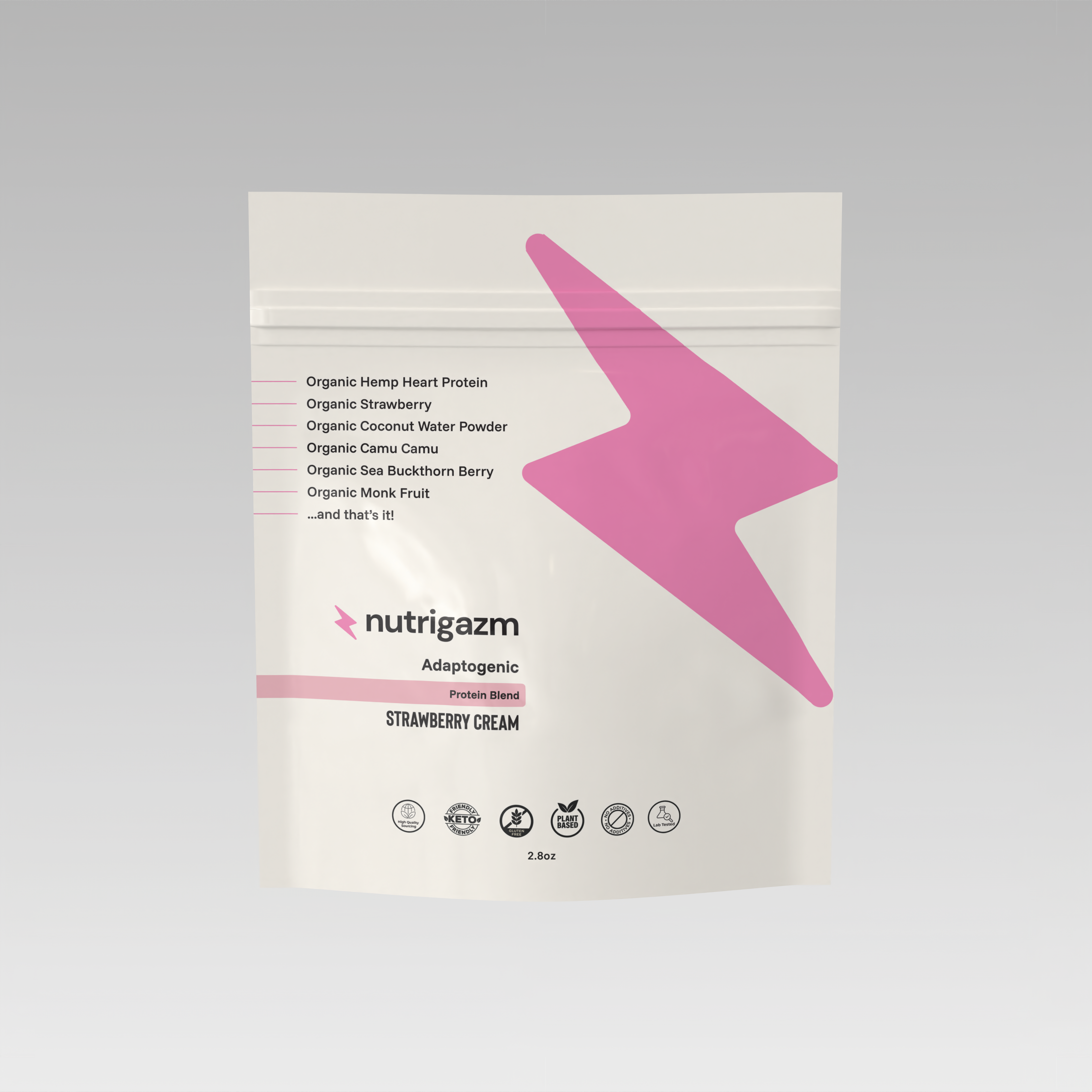 Adaptogenic Protein Blend (Strawberry Cream)