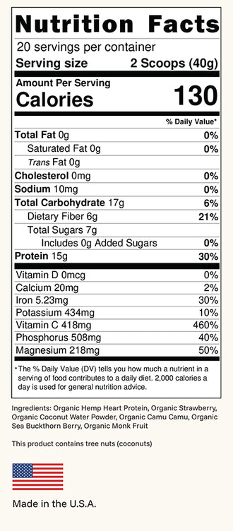 Adaptogenic Protein Blend (Strawberry Cream)