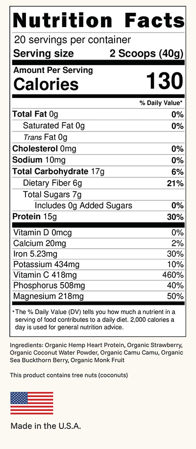 Adaptogenic Protein Blend (Strawberry Cream)